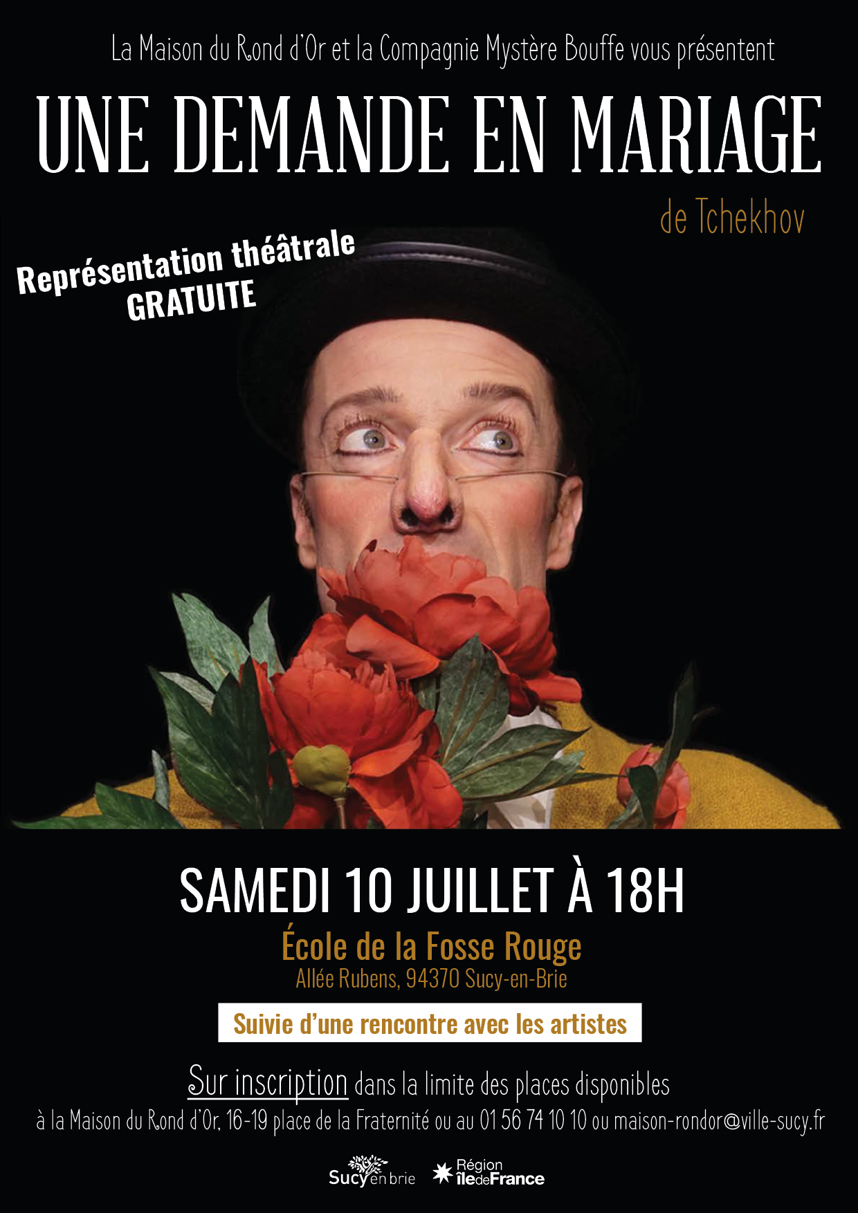 Théâtre Une demande en mariage de